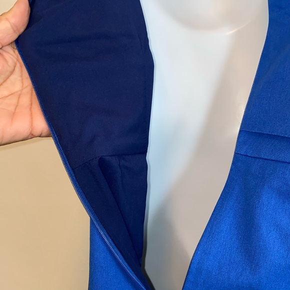 NWT J Crew Going Places Sleeveless Royal Blue Dress - Picture 10 of 11